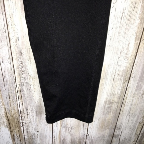 Nike Pink Banded Cropped Black Pants - Picture 2 of 5